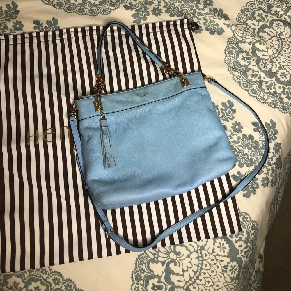 Henri Bendel leather tote with dust bag